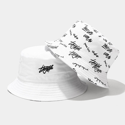 Custom Logo Cotton Bucket Hat (1)_副本