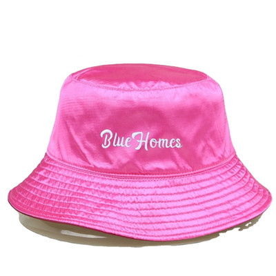 Pink Nylon Bucket Hat Factory (1)_副本