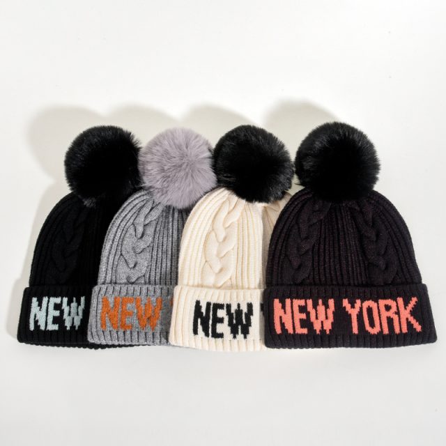 Unisex Women Fur Beanies (2)