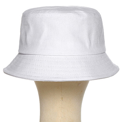 Wholesale plain blank white bucket hats (4)_副本