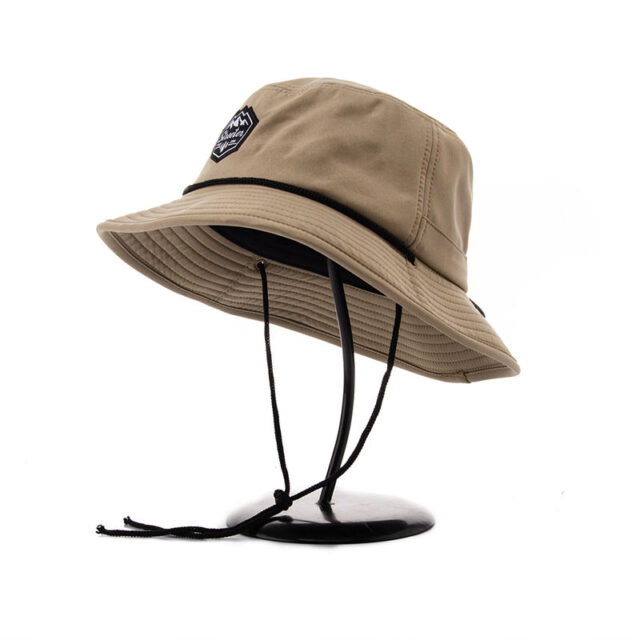 nylon wide brim bucket hat