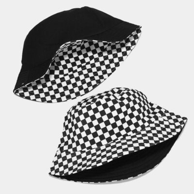 cotton bucket hat with embroidery