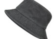 denim bucket hat with embroidery