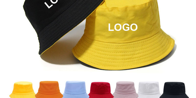 Custom Cotton Bucket Hat with Embroidery for Outdoor Travel (6) cotton bucket hat with embroidery