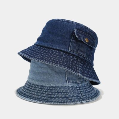 foldable bucket hat with pocket