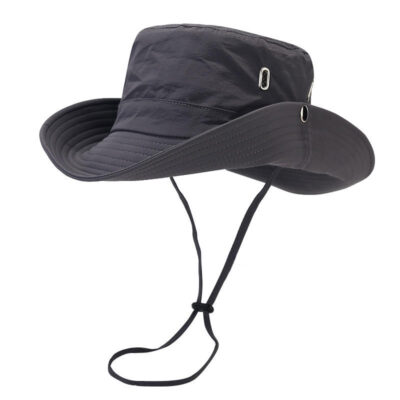nylon cowboy wide brim bucket hat