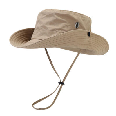nylon cowboy wide brim bucket hat