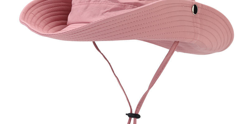 nylon cowboy wide brim bucket hat