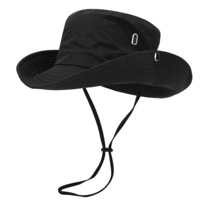 nylon cowboy wide brim bucket hat
