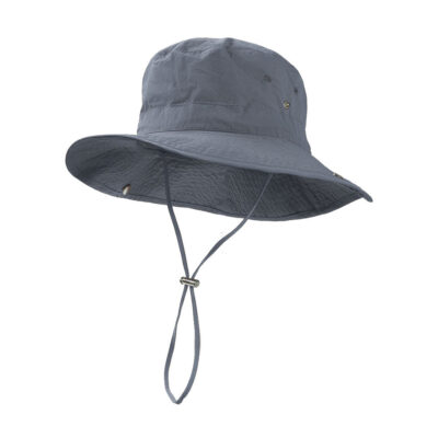nylon boonie bucket hat with wide brim