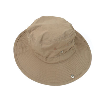nylon boonie bucket hat with wide brim