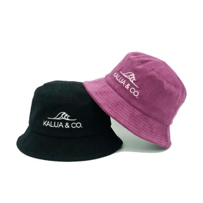 terry cloth bucket hat with logo