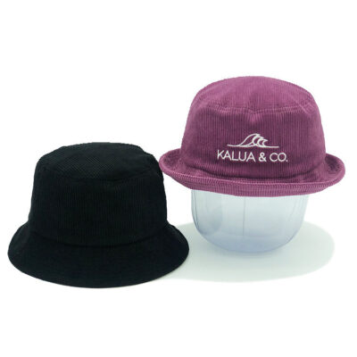 terry cloth bucket hat with logo