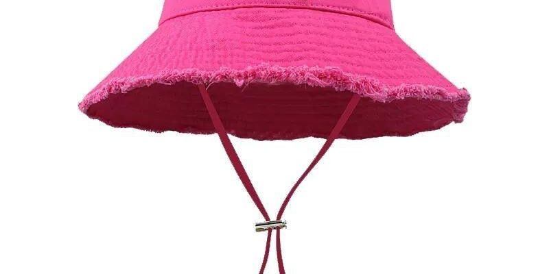 Custom UV Protection Wide Brim Cotton Bucket Hat for Travel (1) wide brim cotton bucket hat