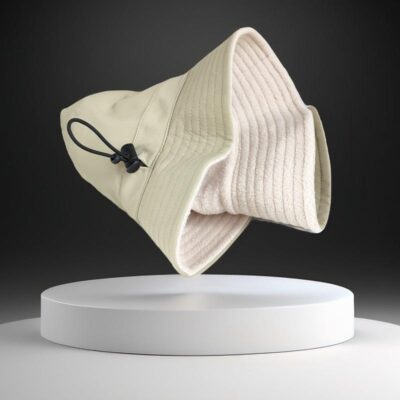 terry cloth bucket hat for women