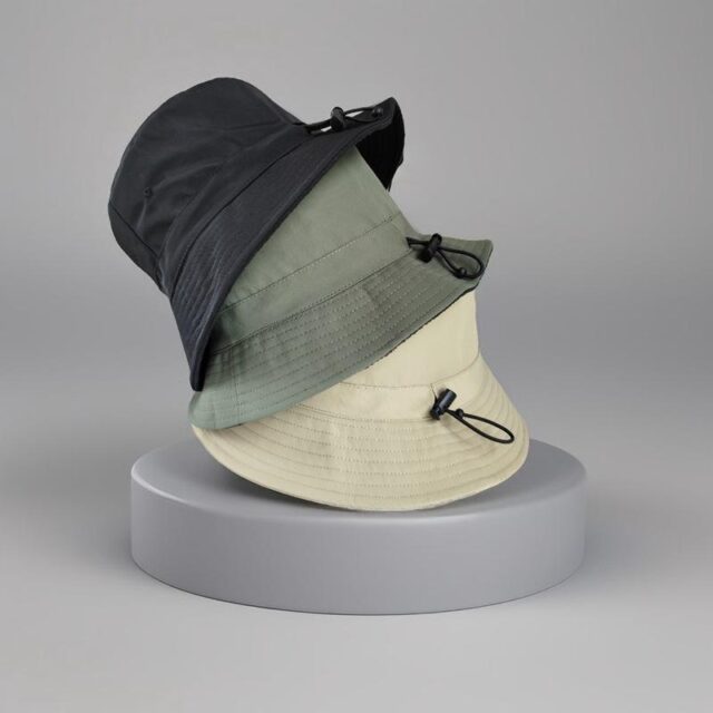 Custom Vintage Terry Cloth Crochet Bucket Hat for Women (7) terry cloth bucket hat for women