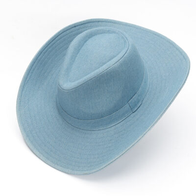 Fashion denim cowboy bucket hat