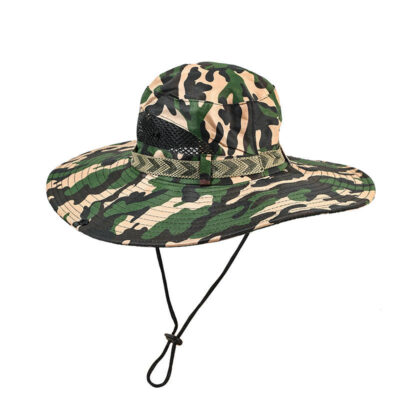 Nylon camouflage bucket hat