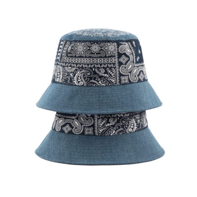 denim bucket hat for men