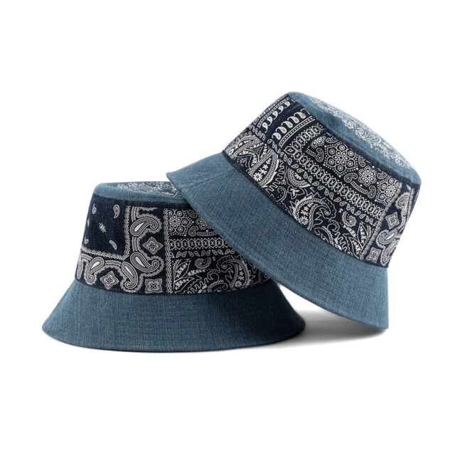 denim bucket hat for men