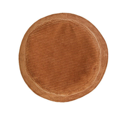 Plush winter corduroy bucket hat