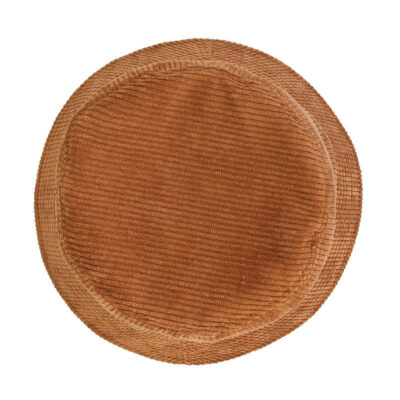 Plush winter corduroy bucket hat