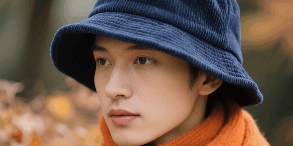 Unisex Corduroy Bucket Hat with Custom Embroidery Logo (3) corduroy bucket hat with logo