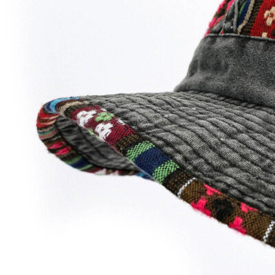 UPF 50+ denim cotton bucket hat