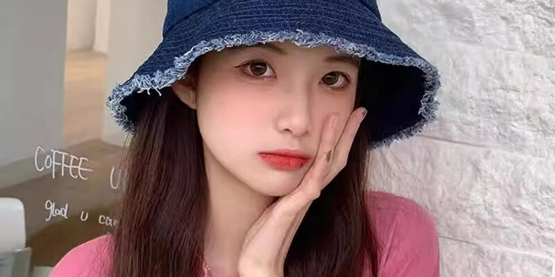 Vintage Denim Fisherman Bucket Hat for Men & Women (1) denim fisherman bucket hat