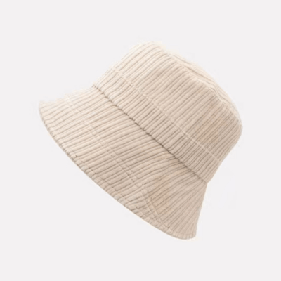 Warm corduroy bucket hat