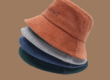 Warm corduroy bucket hat