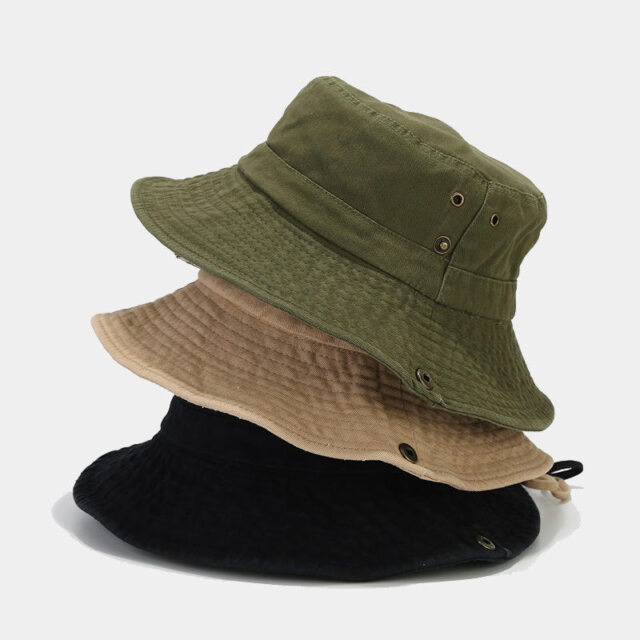bucket hat with custom logo
