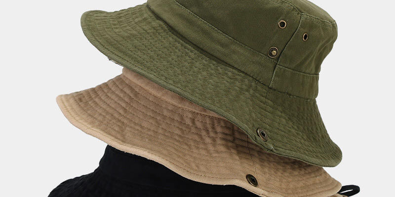Wholesale Cotton Cowboy Bucket Hat with Custom Logo (1) bucket hat with custom logo