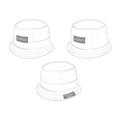 bucket hat with custom logo