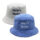 terry cloth embroidered bucket hat