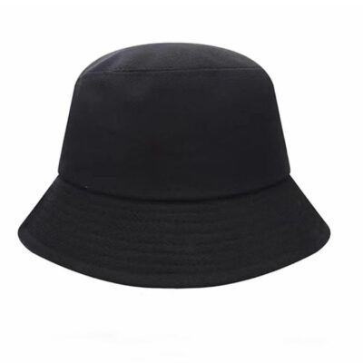 terry cloth bucket hat with 3D embroidery
