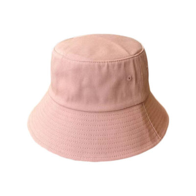 terry cloth bucket hat with 3D embroidery