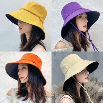 cotton foldable bucket hat