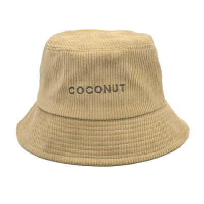 Autumn corduroy bucket hat