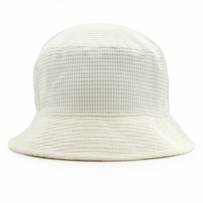 Custom logo corduroy bucket hat