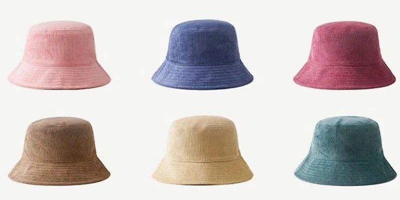 Custom Corduroy Fisherman Bucket Hat for Winter Fashion (5) High quality winter corduroy bucket hat