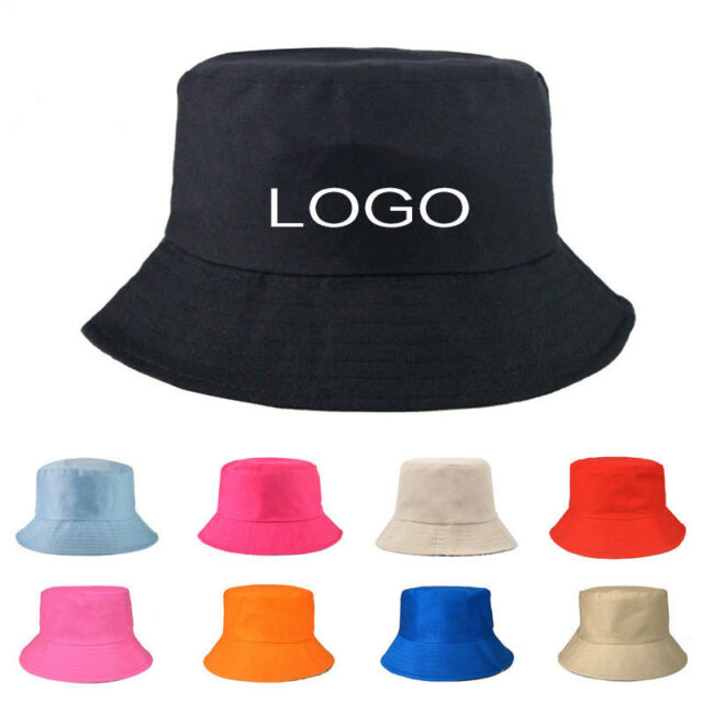 Custom bucket hat with embroidery