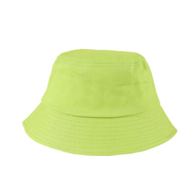 100% cotton wide brim bucket hat