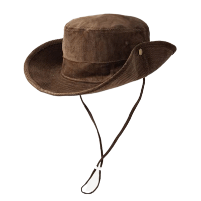 Breathable corduroy sun shade bucket hat