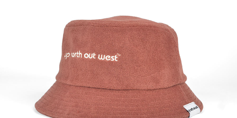 unisex terry toweling bucket hat