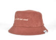 unisex terry toweling bucket hat