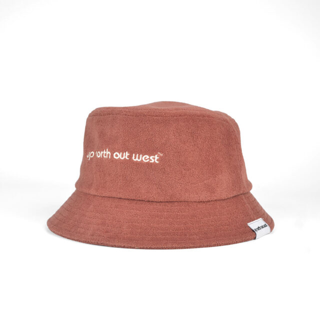 unisex terry toweling bucket hat