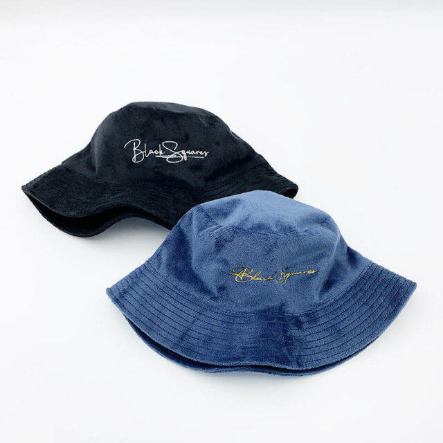 Custom Winter Nylon Velvet Bucket Hat for Outdoor Use (1) nylon velvet bucket hat with UV protection
