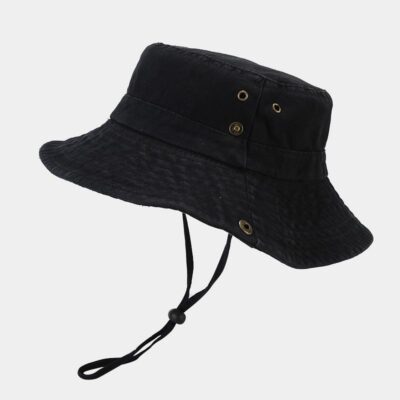 cowboy patchwork cotton bucket hat