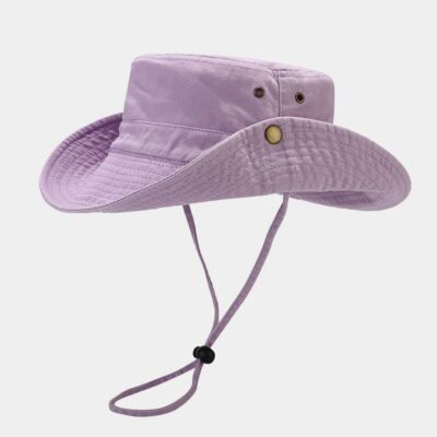 cowboy patchwork cotton bucket hat